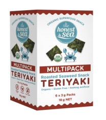 Honest Sea Organic Seaweed Snacks Teriyaki Multipack