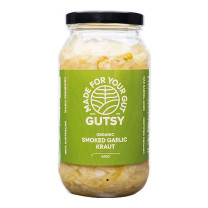 Gutsy Organic Smoked Garlic Kraut