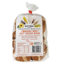 Naturis  Organic Spelt Hot Cross Buns