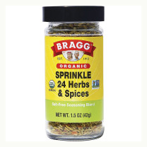 Bragg Organic Sprinkle Seasoning 24 Herbs and Spices (salt-free)