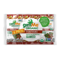 Gimme Organic Teriyaki Roasted Seaweed Snacks 6 packs