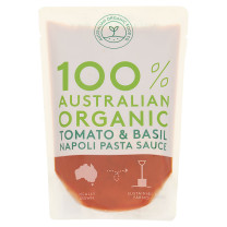 Australian Organic Food Co. Organic Tomato and Basil Sauce