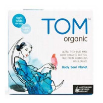 Tom Organic Pads Wings Super - Ultra Thin