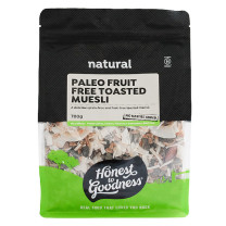 Honest to Goodness Paleo Fruit Free Toasted Muesli