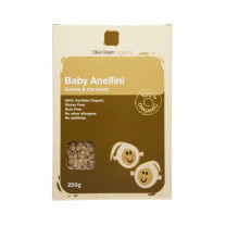 Olive Green Organics Pasta Baby Anellini Plain Bulk Buy