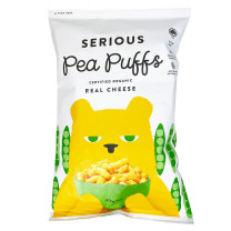 Serious Pea Puffs Tasty Cheese Organic