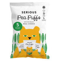 Serious  Pea Puffs Real Cheese Snack Pack