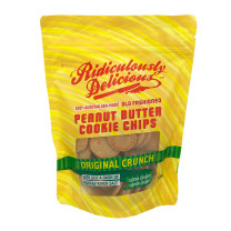 Ridiculously Delicious Peanut Butter Cookie Chips Original Crunch