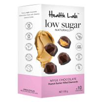 Health Lab Peanut Butter Mylk Choc Diamonds Low Sugar