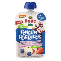 Holle Baby Food Penguin Porridge - Apple and Berries with Oats and Quinoa