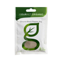 Gourmet Organic Herbs Pepper Black Ground