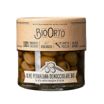 BioOrto Peranzana Olives Pitted In Oil