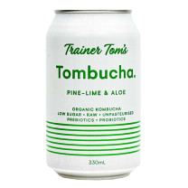 Trainer Tom's Pine Lime Aloe Tombucha Kombucha