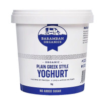 Barambah Organics Plain Greek Style Yoghurt