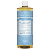 Dr Bronner's Pure Castile Soap Liquid Baby Unscented