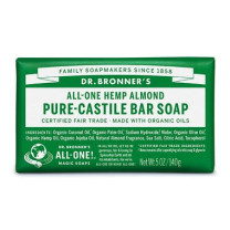 Dr Bronner's Pure-Castile Bar Soap Almond