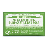 Dr Bronner's Pure-Castile Bar Soap Green Tea