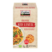 Explore Cuisine Red Lentil Rigatoni