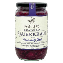 Herbs of Life Red Sauerkraut with Caraway
