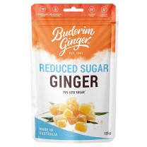 Buderim Ginger Reduced Sugar Ginger 75% Less Sugar