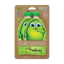 Little Mashies Reusable Squeeze Pouch Green