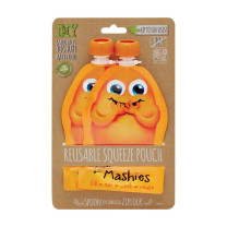 Little Mashies Reusable Squeeze Pouch Orange