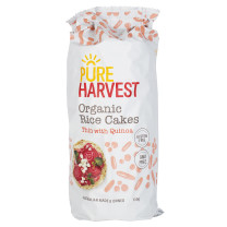 Pure Harvest Rice Cakes Thin Quinoa