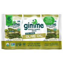 Gimme Roasted Seaweed Snacks Olive Oil Organic