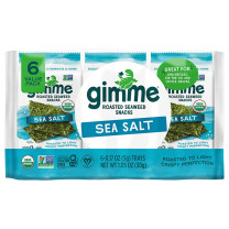 Gimme Roasted Seaweed Snacks Sea Salt Organic