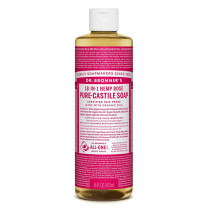 Dr Bronner's Pure Castile Liquid Soap Rose