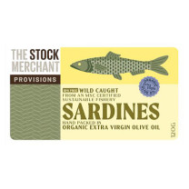 The Stock Merchant Sardines in Organic Extra Virgin Olive Oil Bulk Buy