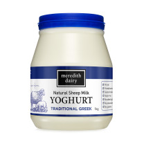 Meredith Dairy Sheep’s Milk Traditional Greek Yogurt (blue lid)