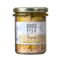 Good Fish Skipjack Tuna in Extra Virgin Organic Olive Oil JAR