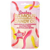 Famous Candy Co Snakes Sugar Free
