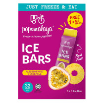 Pops Malaya Sobet Bars - Freeze at Home - Pineapple and Passionfruit