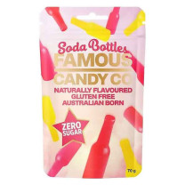 Famous Candy Co Soda Bottles Sugar Free