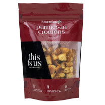 This is Us Sourdough Parmesan Croutons