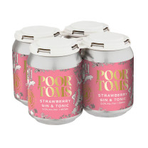 Poor Toms Strawberry Gin and Tonic Cans