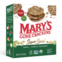 Mary’s Gone Crackers Super Seed Basil Garlic Crackers