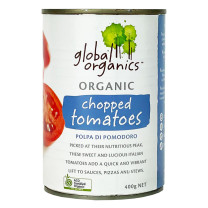 Global Organics Tomatoes Chopped