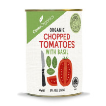 Ceres Organics Tomatoes Chopped With Basil