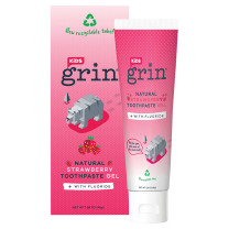 Grin Toothpaste - Kids Strawberry Gel with Fluoride