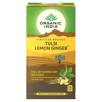 Organic India Tulsi Lemon Ginger Tea Bags