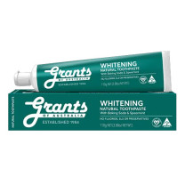 Grants Whitening Toothpaste with Baking Soda and Spearmint Fluoride Free