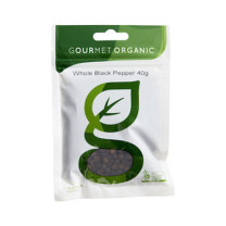 Gourmet Organic Herbs Whole Black Pepper