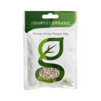 Gourmet Organic Herbs Whole White Pepper