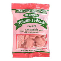 Lewis Confectionery Yoghurt Frogs Strawberry